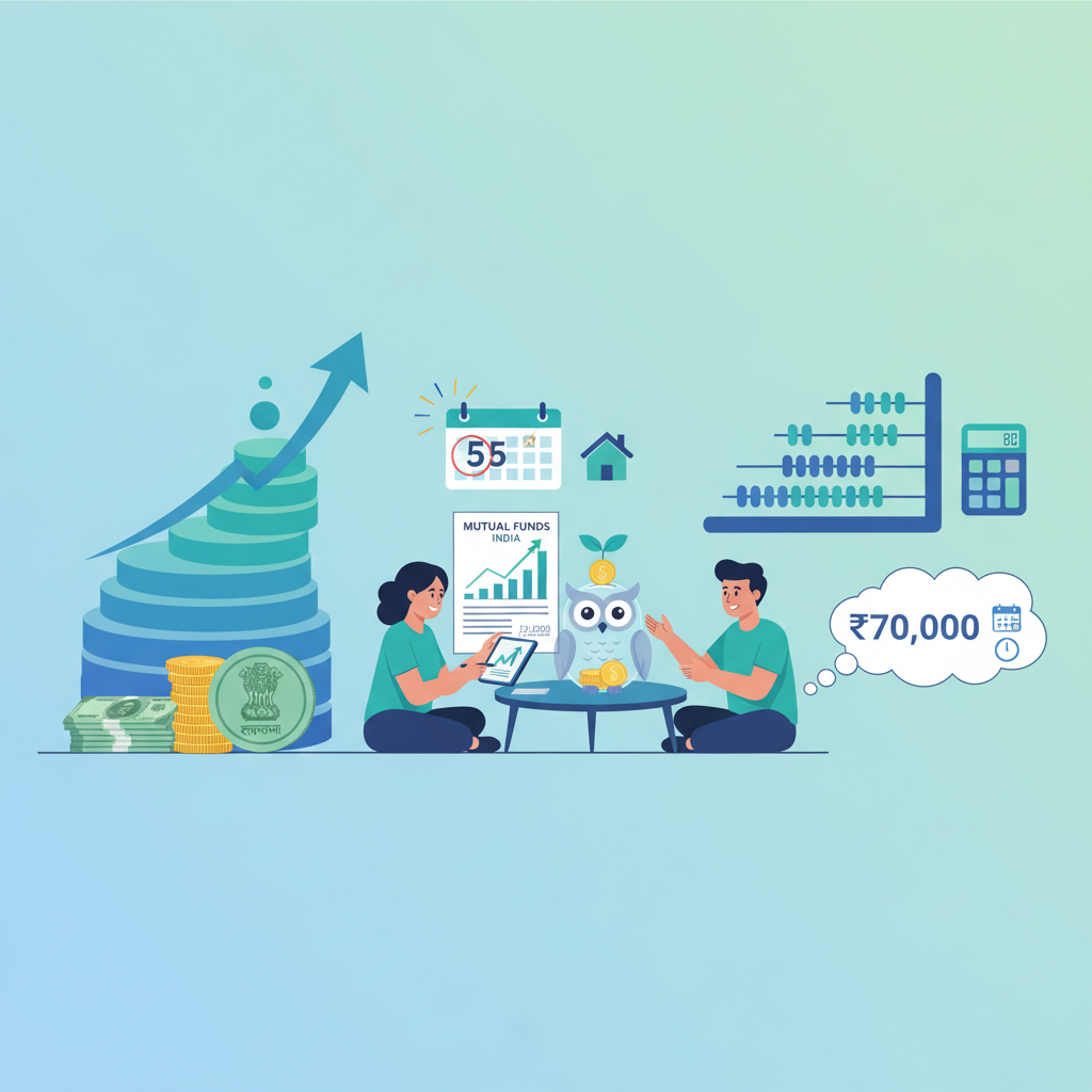 How much SIP for retirement at 55 with ₹70,000 monthly expenses? | SIP Plan Calculator