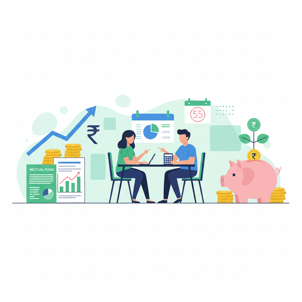 How Much SIP for Retirement? Calculate ₹1 Lakh/Month at 55