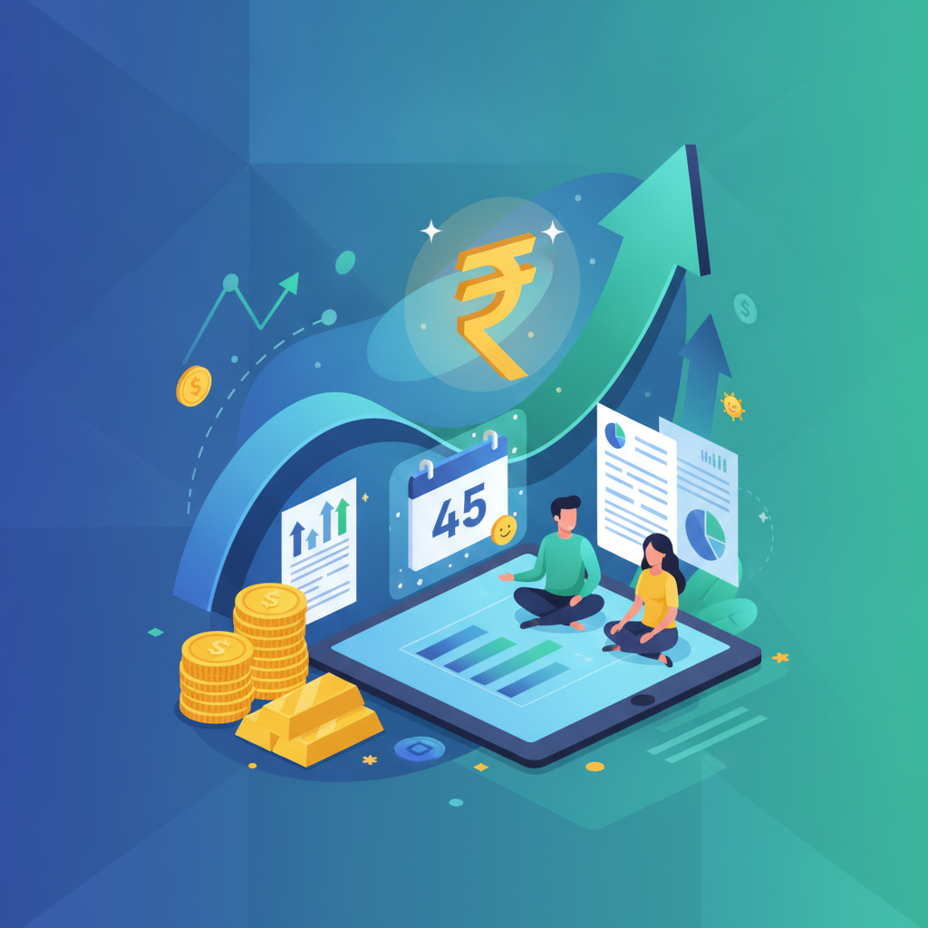 How Much SIP Needed to Retire at 45 with ₹1 Lakh/Month? | SIP Calculator