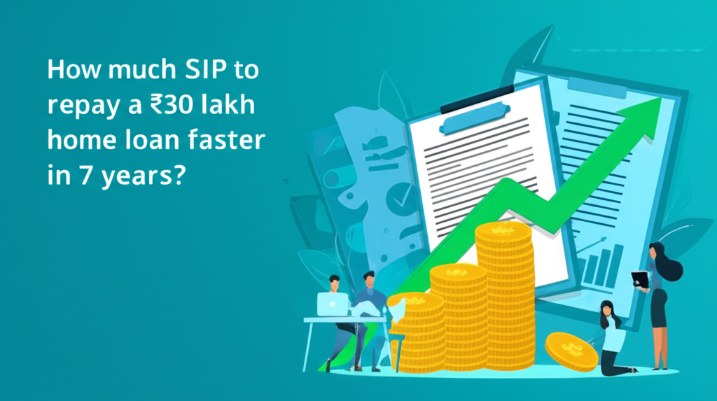 How much SIP to repay a ₹30 lakh home loan faster in 7 years?