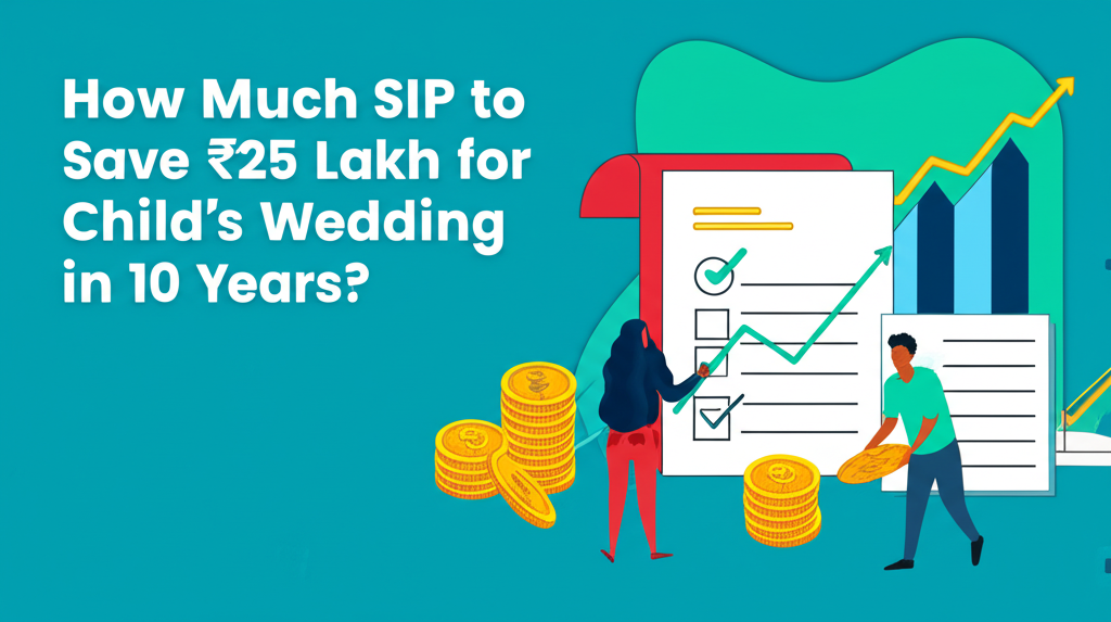 How Much SIP to Save ₹25 Lakh for Child's Wedding in 10 Years?