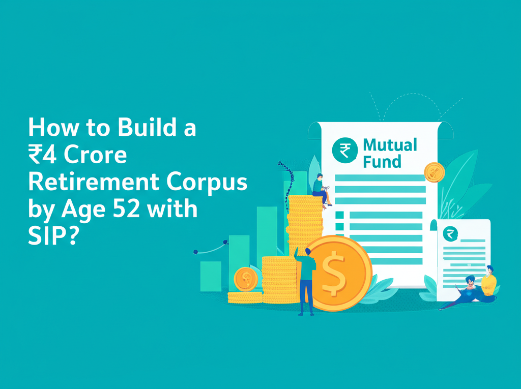 How to Build a ₹4 Crore Retirement Corpus by Age 52 with SIP?