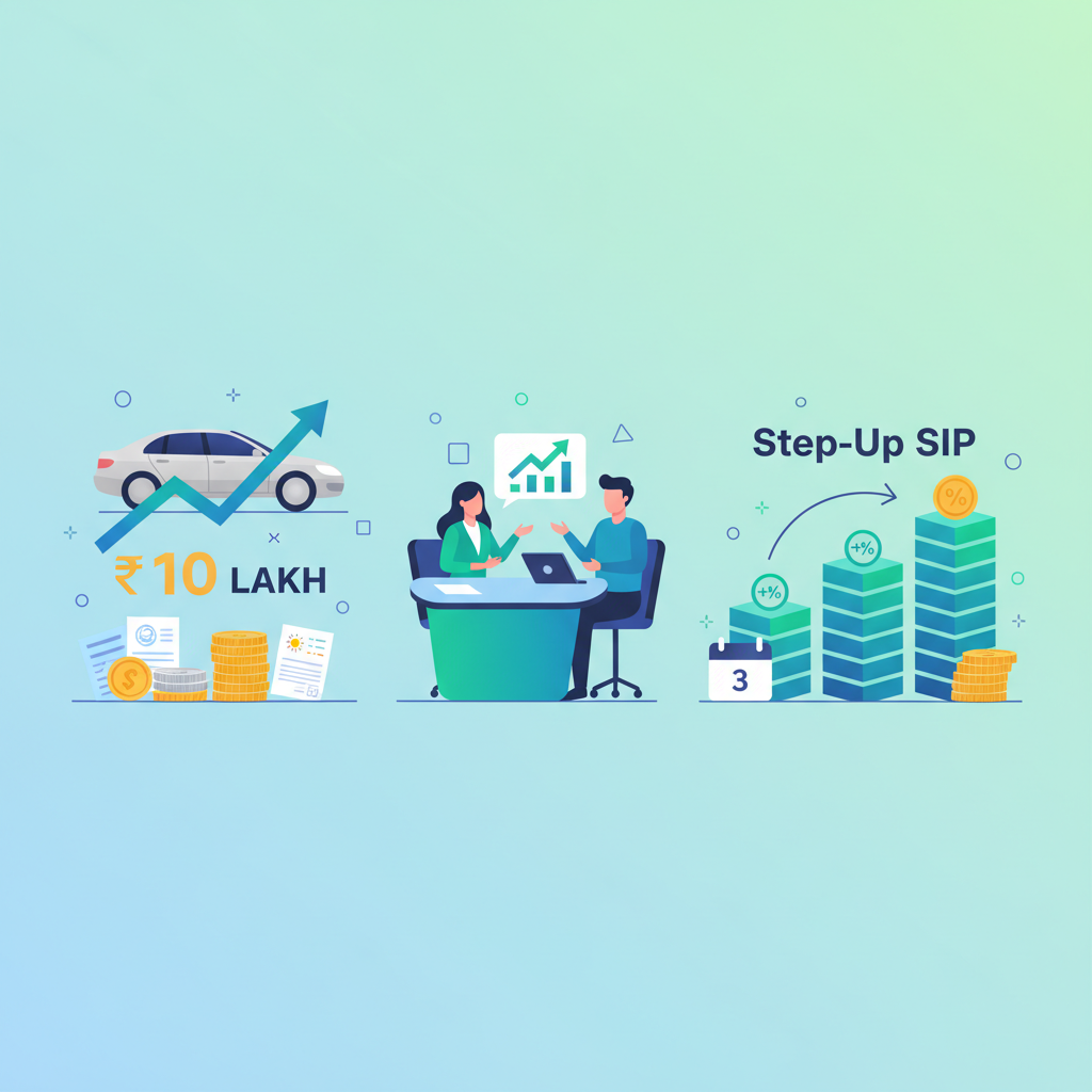 How to Buy a ₹10 Lakh Car in 3 Years with Step-Up SIP Calculator?