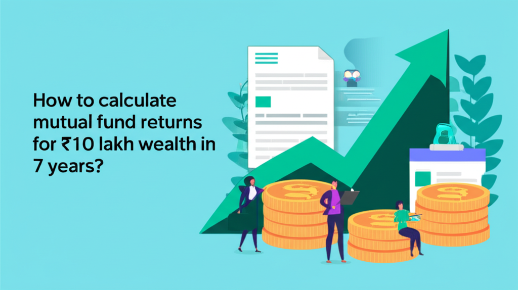 How to calculate mutual fund returns for ₹10 lakh wealth in 7 years?