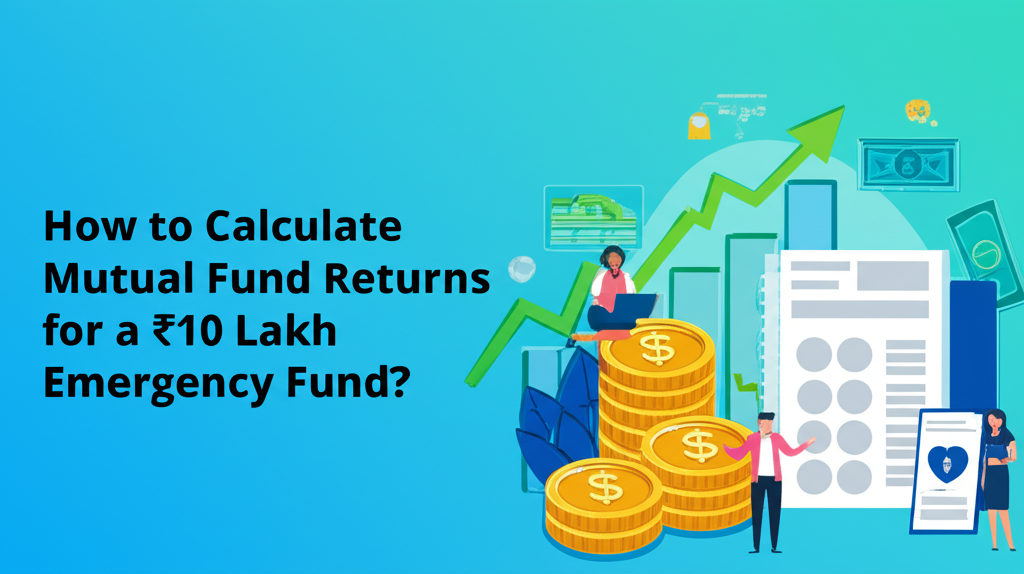 How to Calculate Mutual Fund Returns for a ₹10 Lakh Emergency Fund?