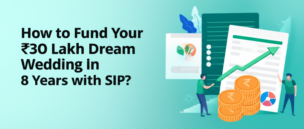 How to Fund Your ₹30 Lakh Dream Wedding in 8 Years with SIP?