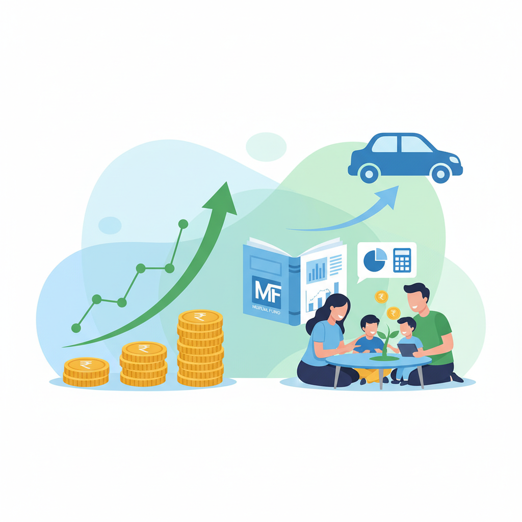 How to Grow ₹5 Lakh for a Car: Compare Mutual Fund Returns? | SIP Plan Calculator