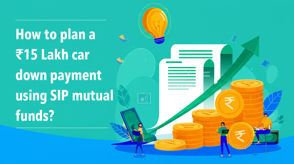 How to plan a ₹15 Lakh car down payment using SIP mutual funds?