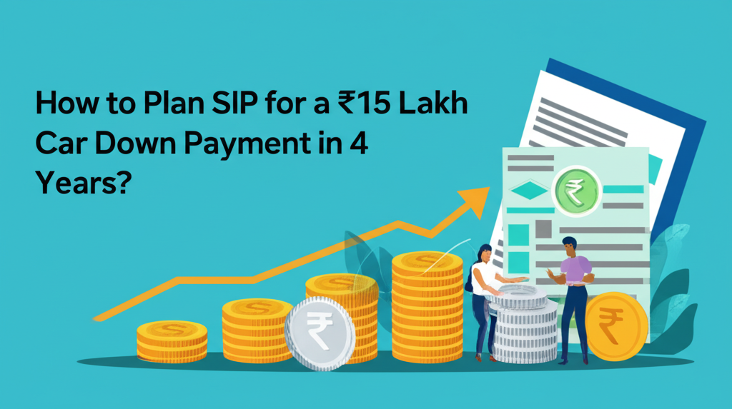How to Plan SIP for a ₹15 Lakh Car Down Payment in 4 Years?