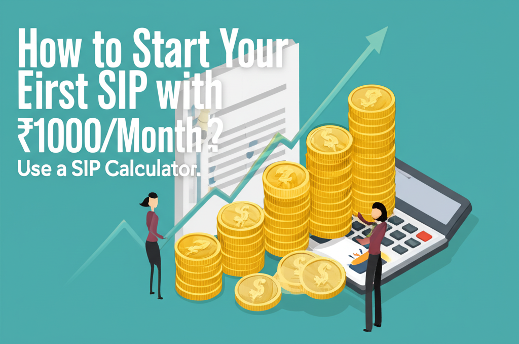 How to Start Your First SIP with ₹1000/Month? Use a SIP Calculator.