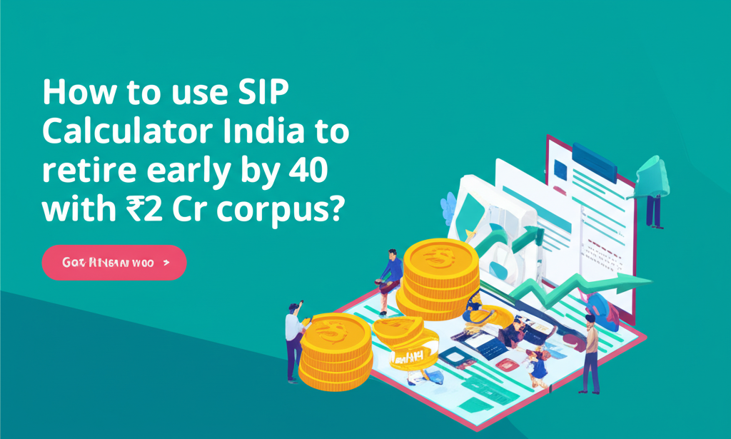 How to use SIP Calculator India to retire early by 40 with ₹2 Cr corpus?