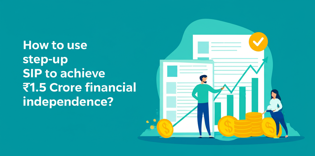 How to use step-up SIP to achieve ₹1.5 Crore financial independence?