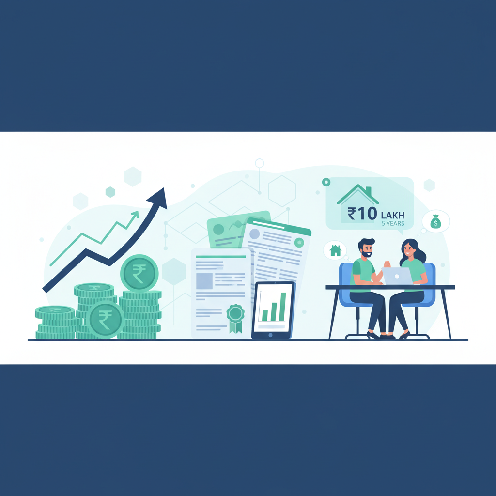 Investment Calculator: Save ₹10 Lakhs for Home Downpayment in 5 Years