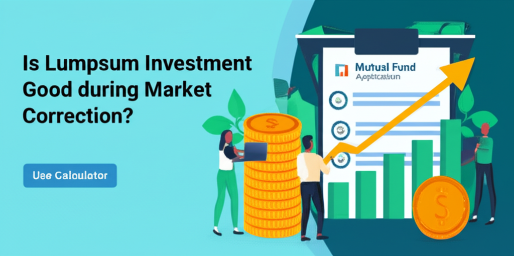 Is Lumpsum Investment Good during Market Correction? Use Calculator.