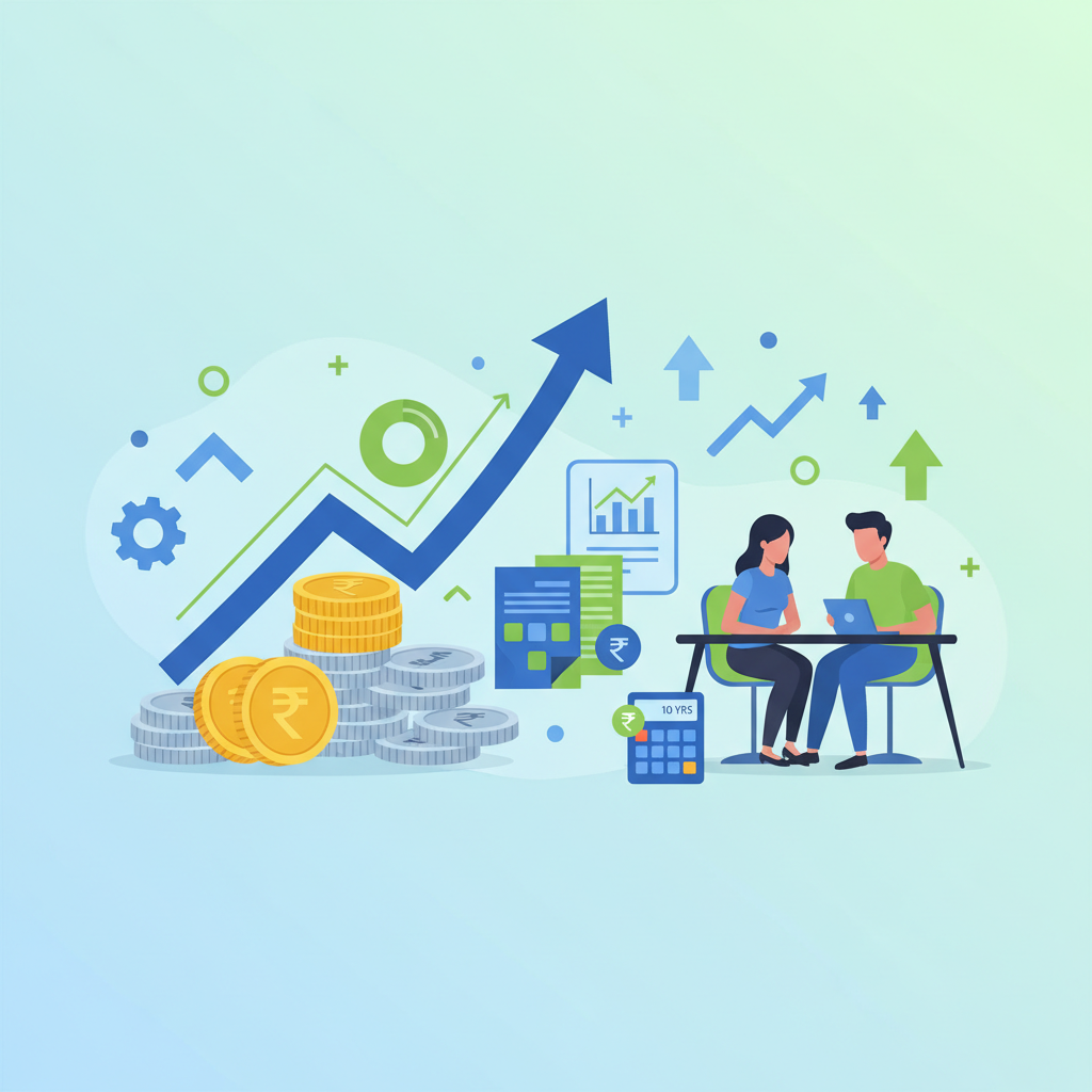 Lumpsum Investment Calculator: ₹5 Lakh into Mutual Funds for 10 Yrs