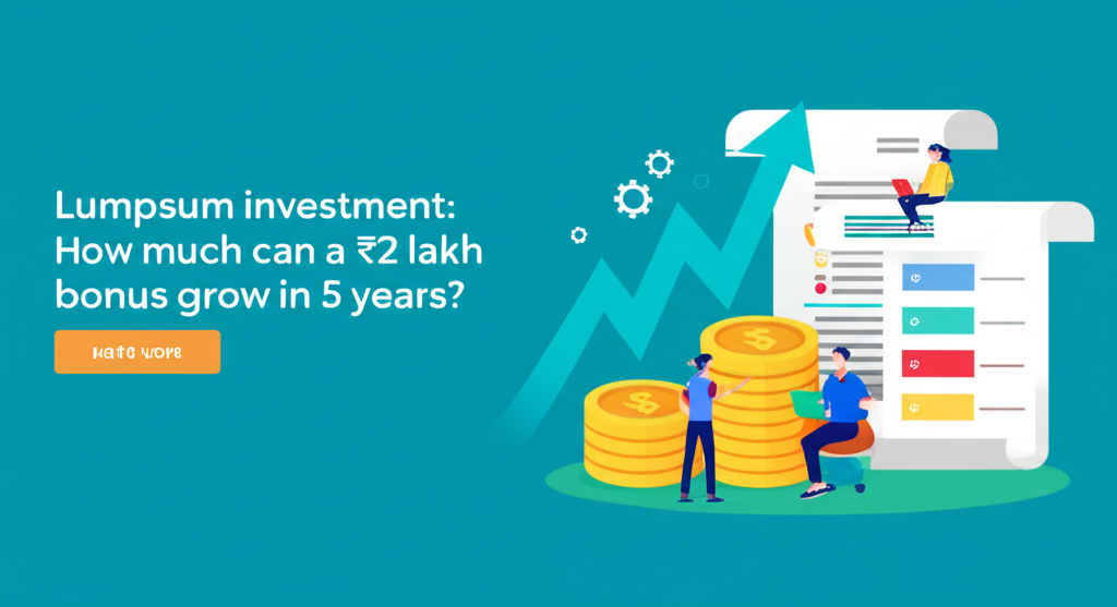 Lumpsum investment: How much can a ₹2 lakh bonus grow in 5 years?