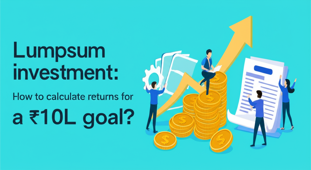 Lumpsum investment: How to calculate returns for a ₹10L goal?