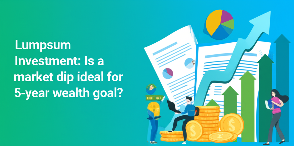 Lumpsum Investment: Is a market dip ideal for 5-year wealth goal?