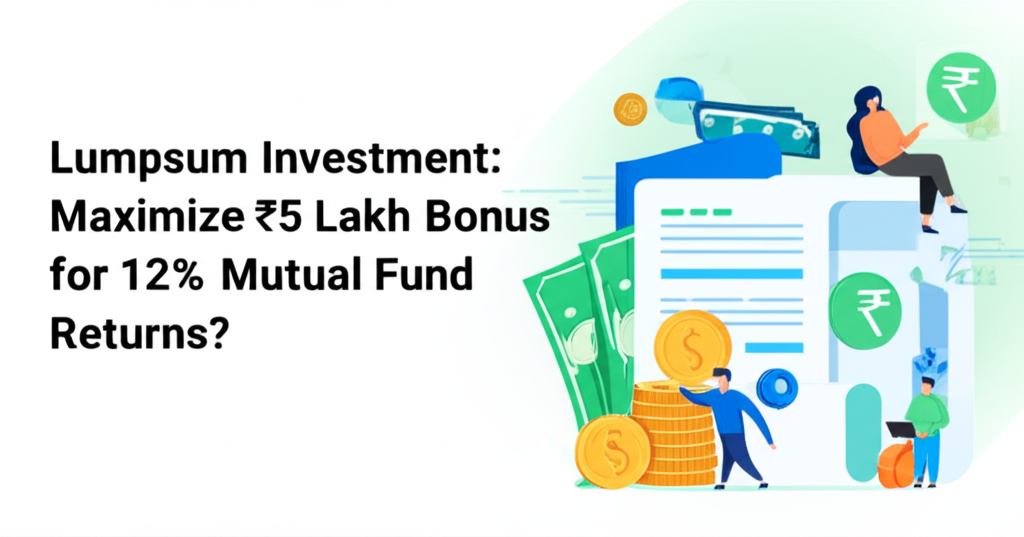 Lumpsum Investment: Maximize ₹5 Lakh Bonus for 12% Mutual Fund Returns?