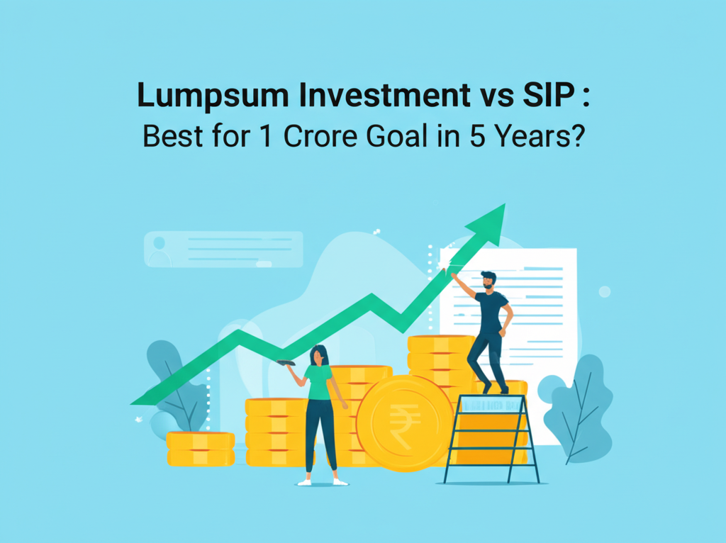 Lumpsum Investment vs SIP: Best for 1 Crore Goal in 5 Years?