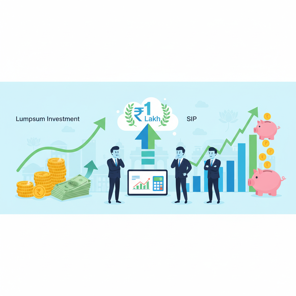 Lumpsum Investment vs. SIP: What's Best for Your First ₹1 Lakh? | SIP Plan Calculator