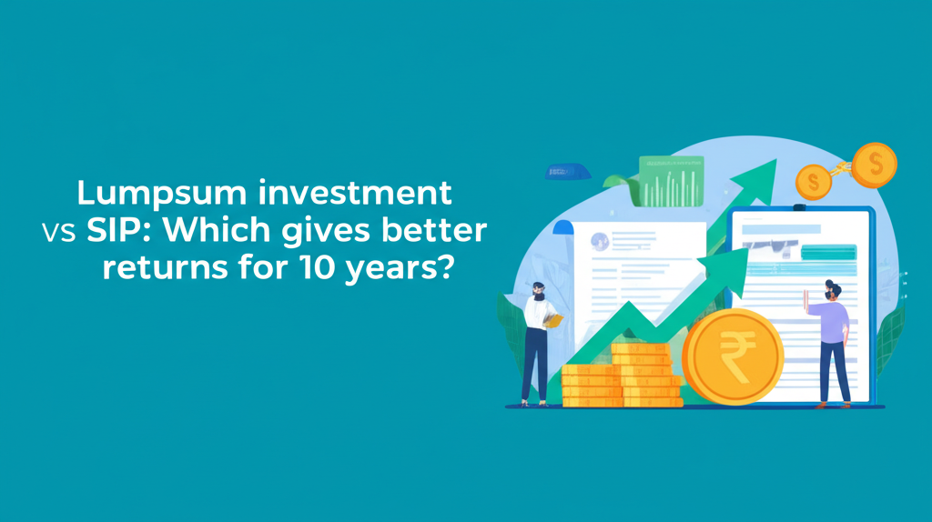 Lumpsum investment vs SIP: Which gives better returns for 10 years?