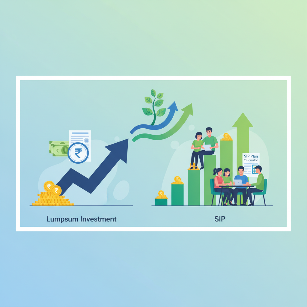 Lumpsum Investment vs SIP: Which is Best for Your First ₹1 Lakh? | SIP Plan Calculator