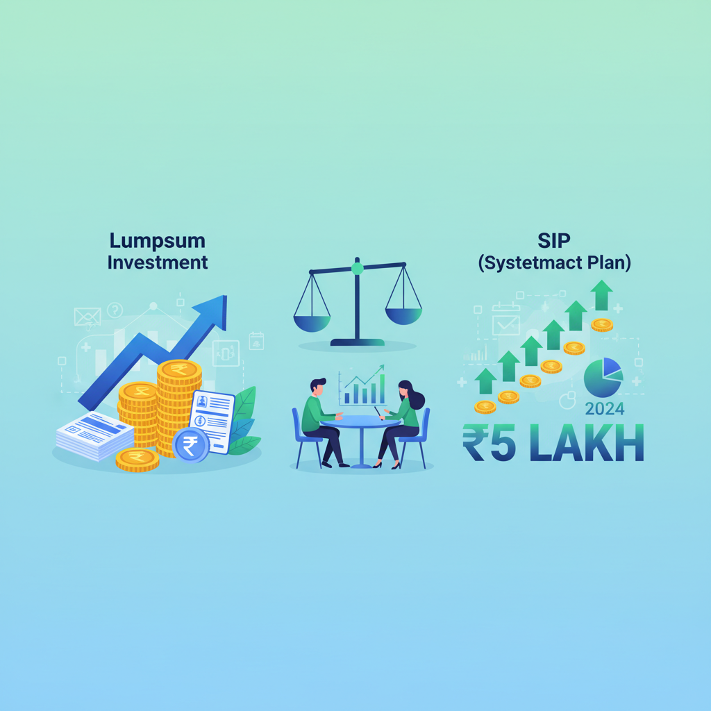 Lumpsum Investment vs. SIP: Which is Better for ₹5 Lakh in 2024?