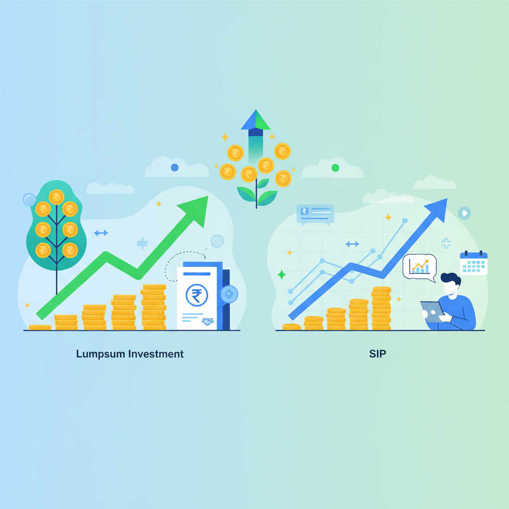 Lumpsum investment vs SIP: Which is better for wealth growth?