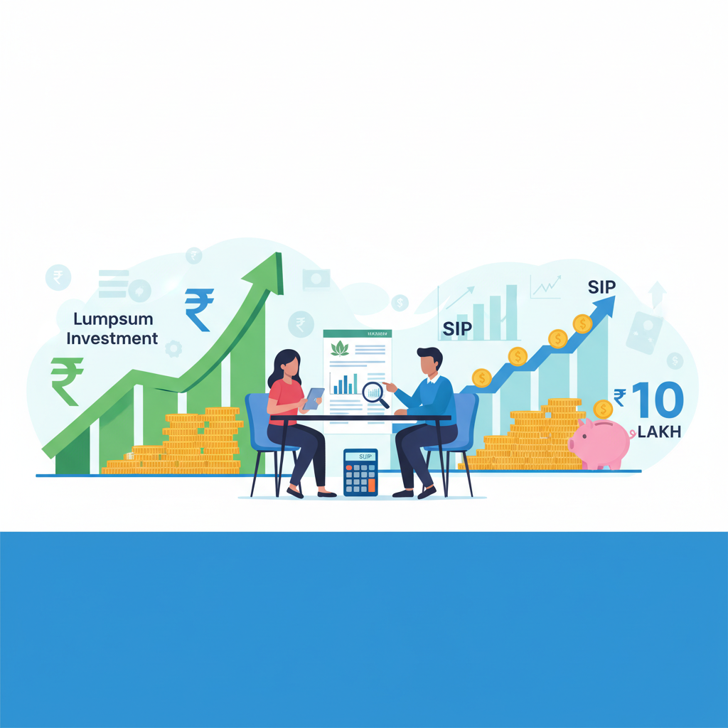 Lumpsum Investment vs SIP: Which is Better for Your ₹10 Lakh Goal? | SIP Plan Calculator