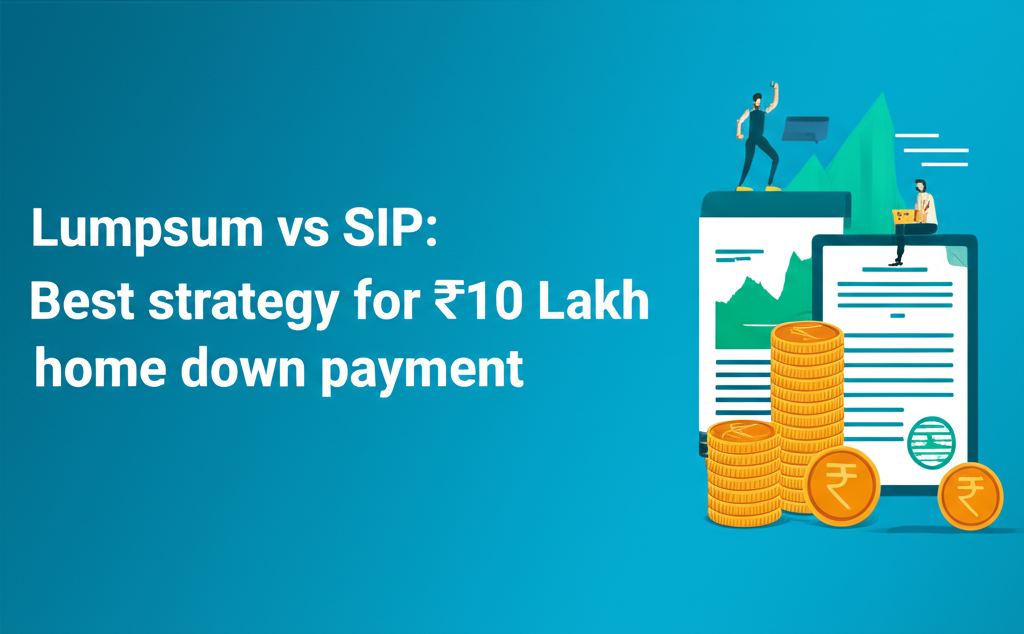 Lumpsum vs SIP: Best strategy for ₹10 Lakh home down payment