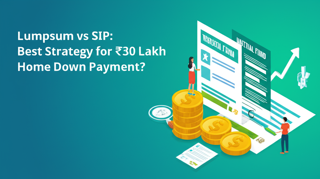 Lumpsum vs SIP: Best Strategy for ₹30 Lakh Home Down Payment?