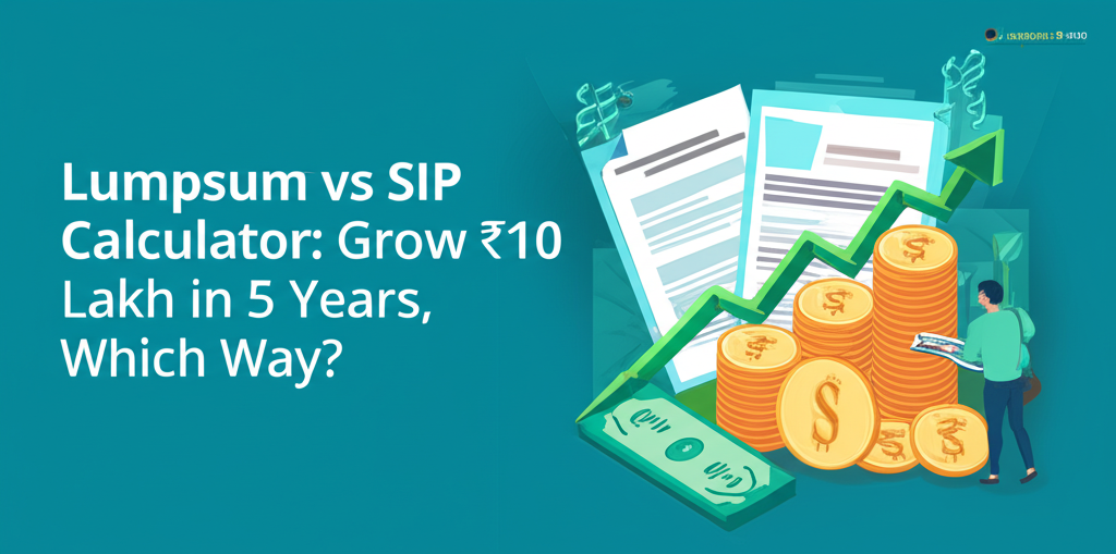 Lumpsum vs SIP Calculator: Grow ₹10 Lakh in 5 Years, Which Way?
