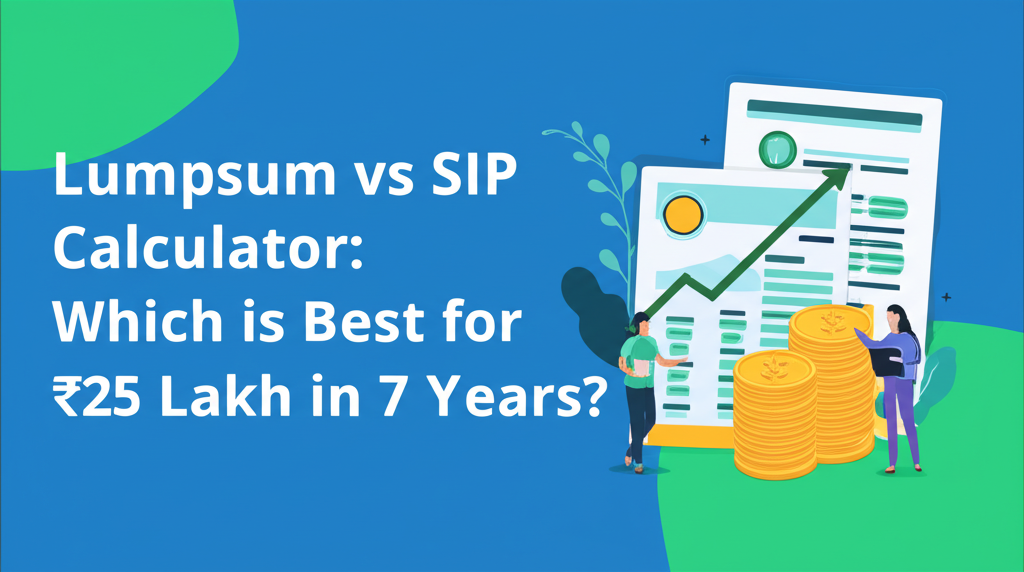 Lumpsum vs SIP Calculator: Which is Best for ₹25 Lakh in 7 Years?