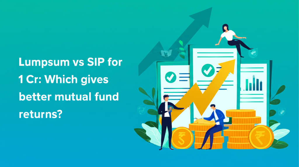 Lumpsum vs SIP for 1 Cr: Which gives better mutual fund returns?