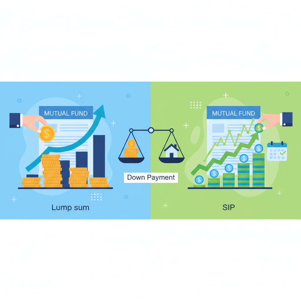 Lumpsum vs SIP for Down Payment: Compare Mutual Fund Returns