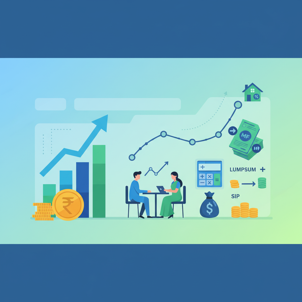 Lumpsum vs SIP for home down payment: Use our mutual fund calculator