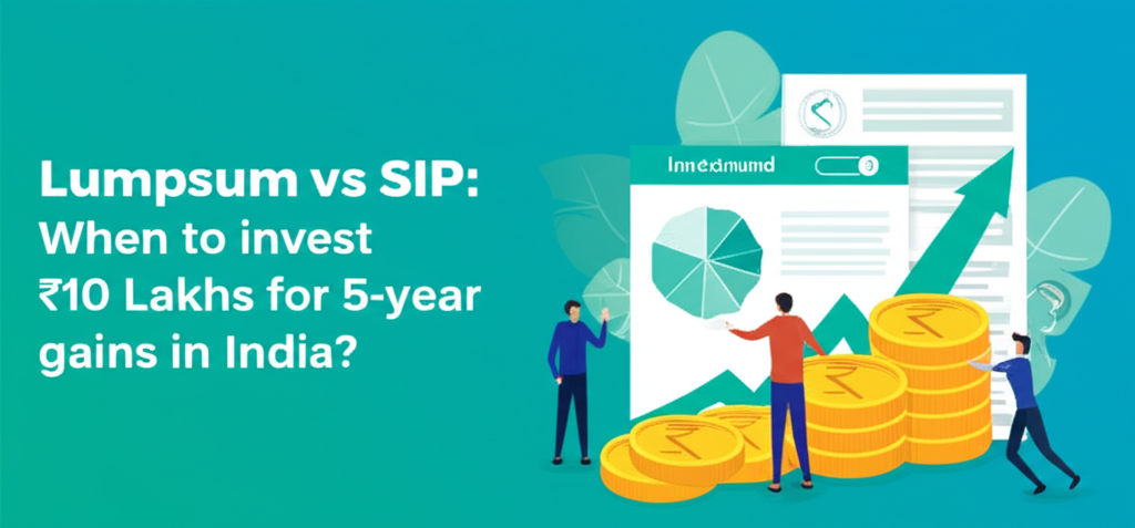 Lumpsum vs SIP: When to invest ₹10 Lakhs for 5-year gains in India?