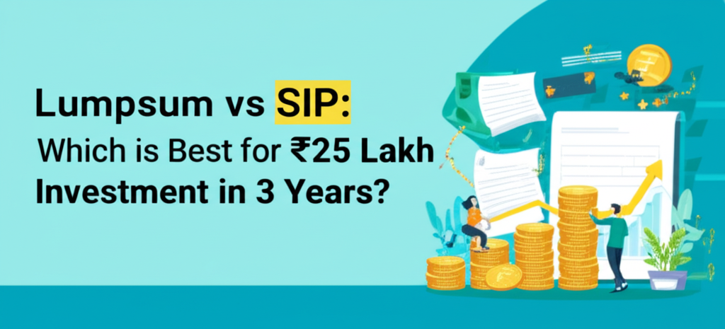 Lumpsum vs SIP: Which is Best for ₹25 Lakh Investment in 3 Years?