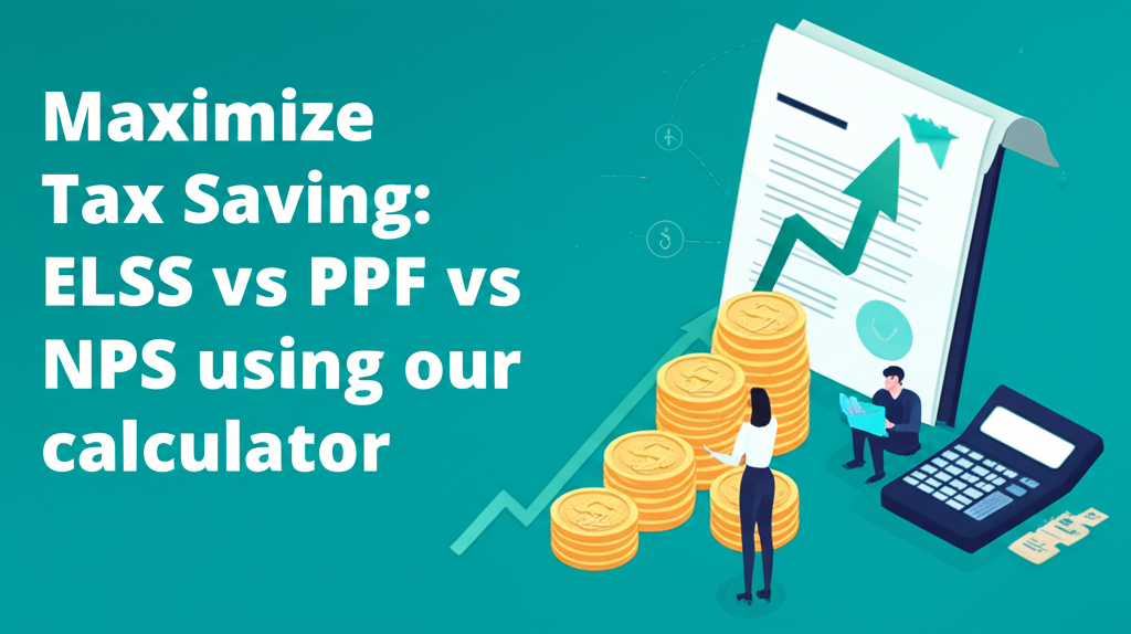 Maximise Tax Saving: ELSS vs PPF vs NPS using our calculator