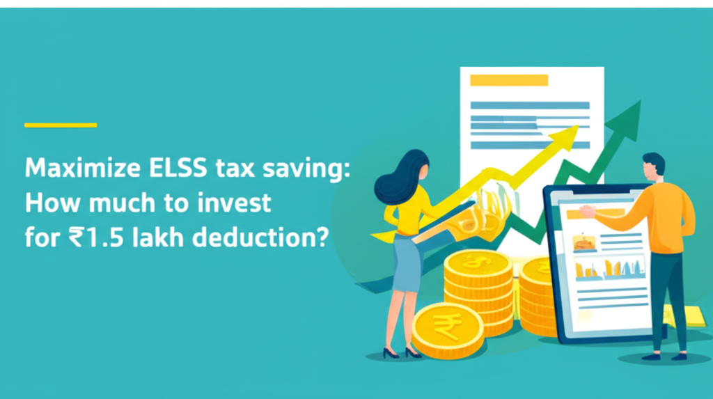 Maximize ELSS tax saving: How much to invest for ₹1.5 lakh deduction?