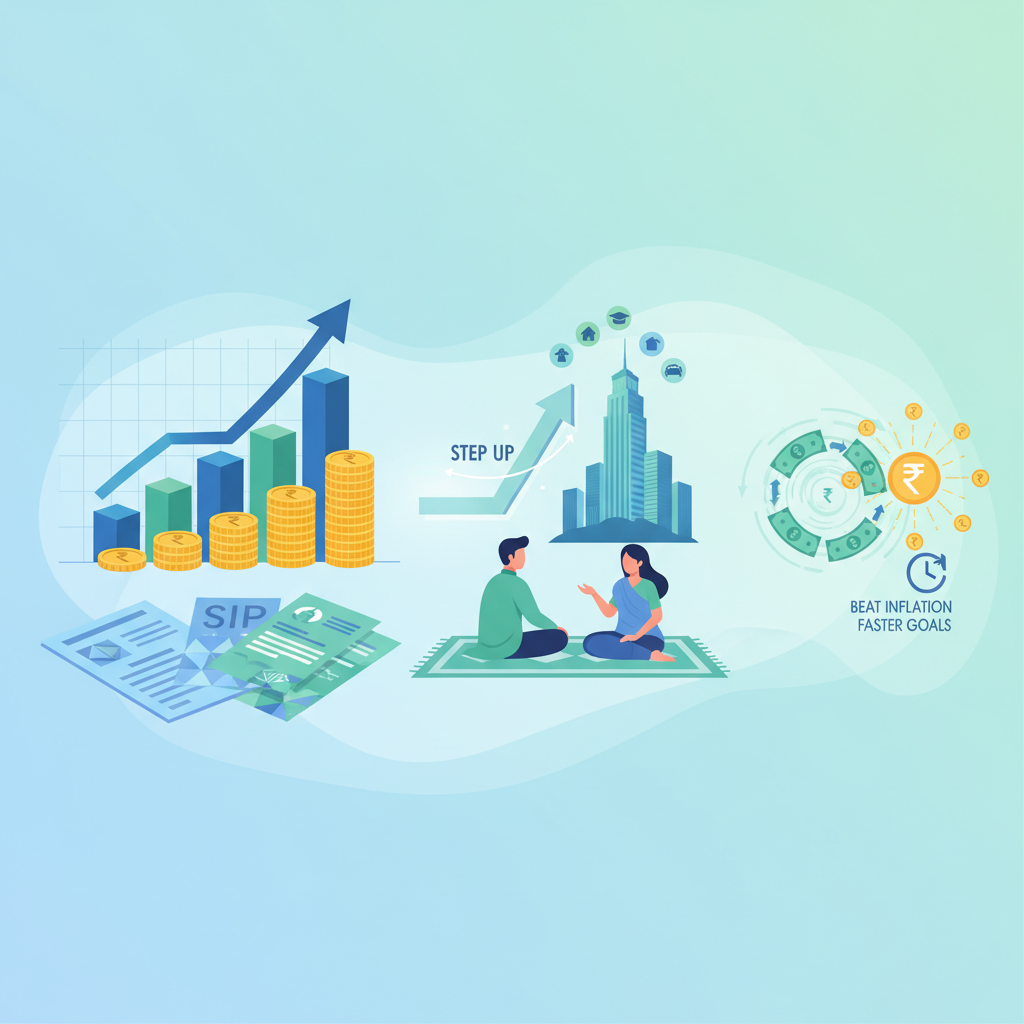 Maximize Returns with Step Up SIP: Beat Inflation and Reach Goals Faster.