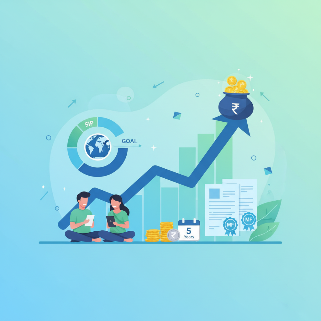 Mutual Fund Goal Planner: Achieve ₹10 Lakh in 5 Years for Travel. | SIP Plan Calculator