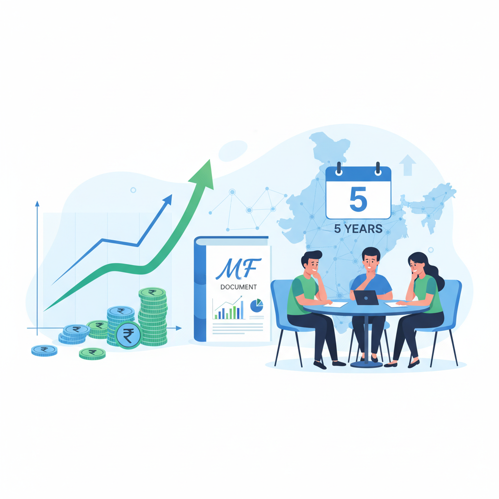 Mutual fund returns: Compare top equity funds for 5-year goal.