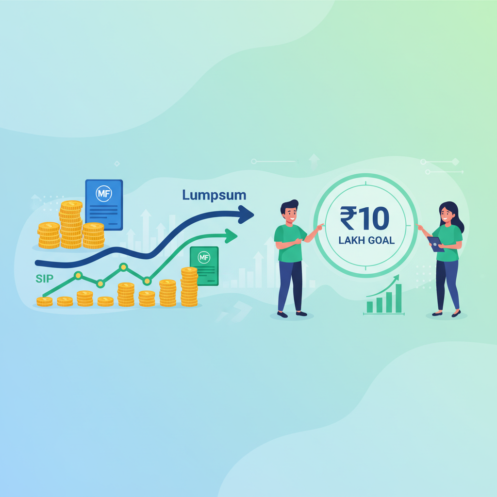 Mutual Fund Returns: Lumpsum vs. SIP for Your ₹10 Lakh Goal