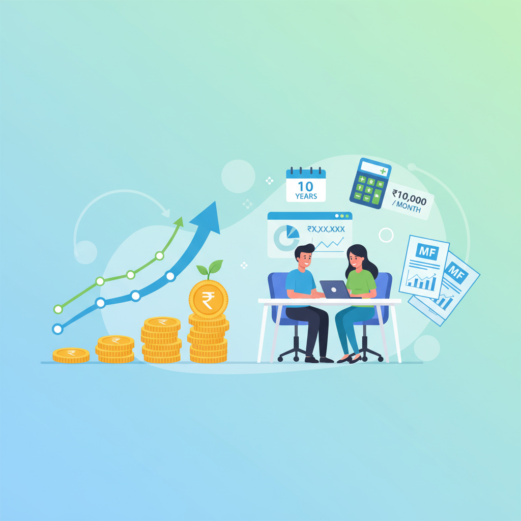 Mutual Fund Returns: Project Your ₹10,000 Monthly SIP Over 10 Years | SIP Plan Calculator