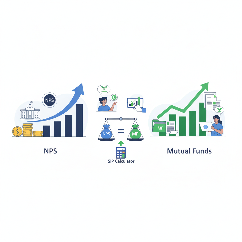 NPS vs Mutual Funds: Which is Best for Retirement? | SIP Calculator