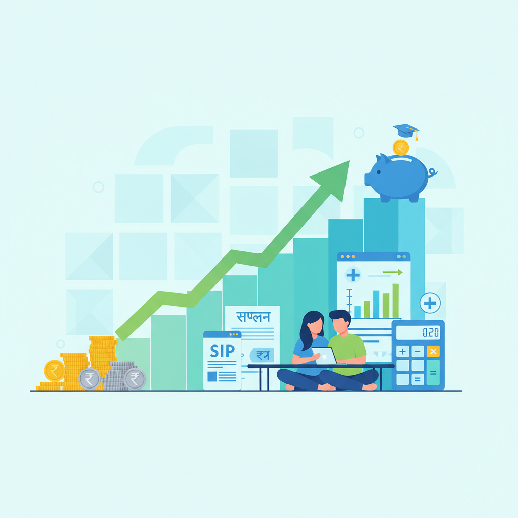 Plan child's education: How Step Up SIP grows your corpus. | SIP Plan Calculator