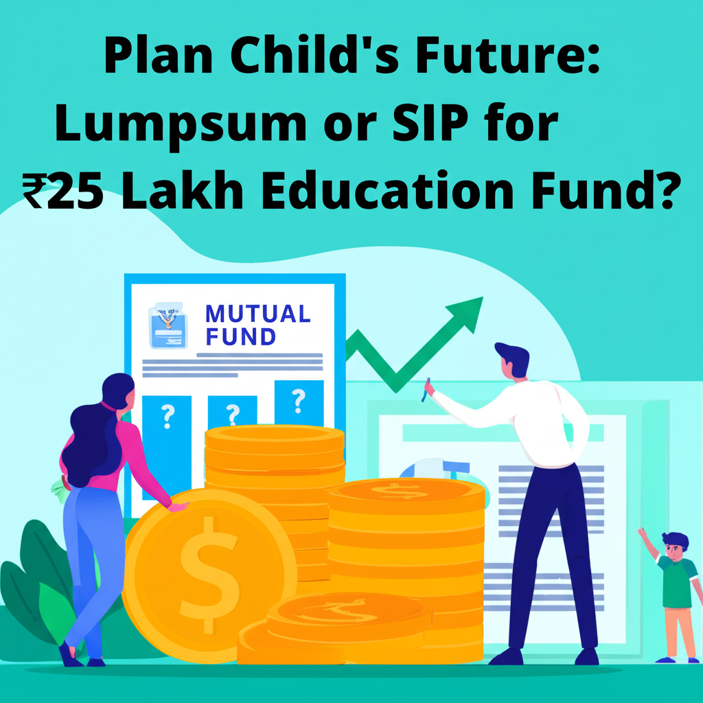 Plan Child's Future: Lumpsum or SIP for ₹25 Lakh Education Fund?