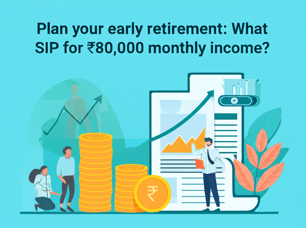 Plan your early retirement: What SIP for ₹80,000 monthly income?